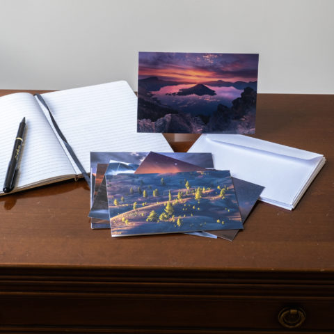 8 cartes de voeux "Contrées Lointaine"