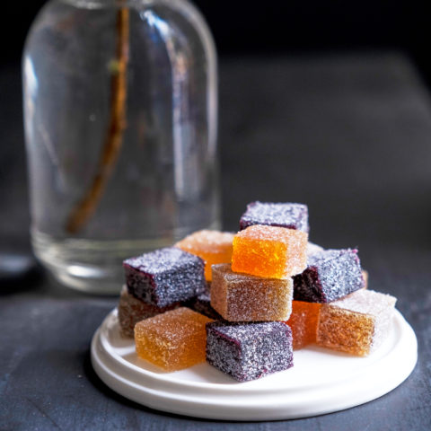 Coffret pâtes de fruits 4 parfums - Bio