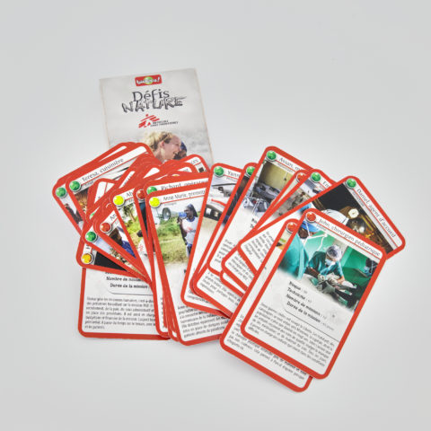 Jeu de cartes défis nature