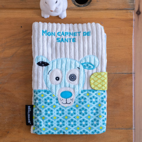 Protège carnet de santé ours