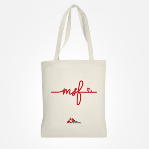 Sac en coton recyclé "msf"