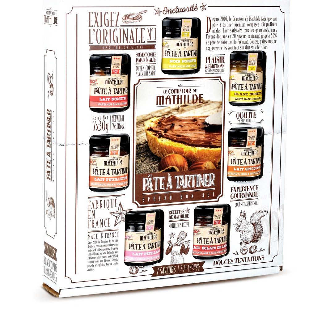 Coffret semainier pâte à tartiner