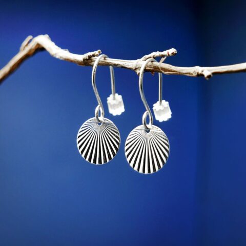 Boucles d'oreilles soleil levant