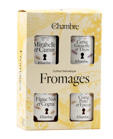 Coffret 4 confitures pour le fromage - 4x100 grammes